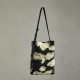 Cowhide Handheld Knitted Pattern Shoulder Bag - Memoo.com